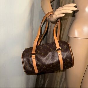 Louis Vuitton Brown Monogram Papillon Shoulder Bag